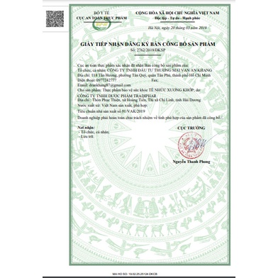 Tê Nhức Xương Khớp- Hỗ trợ hoạt huyết, trừ phong thấp, mạnh gân cốt, hỗ trợ làm chậm quá tình thoái hóa xương khớp