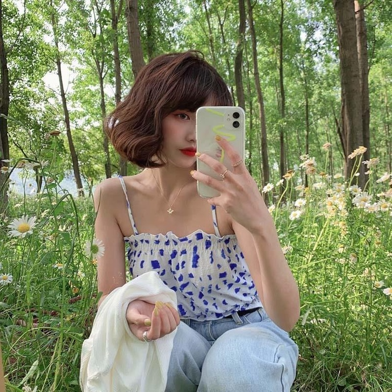 Áo hai dây với thiết kế xinh xắn đáng yêu dành cho nữ