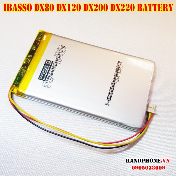 Pin 3.85V thay thế cho máy nghe nhạc IBasso DX80 DX120 DX200 DX220