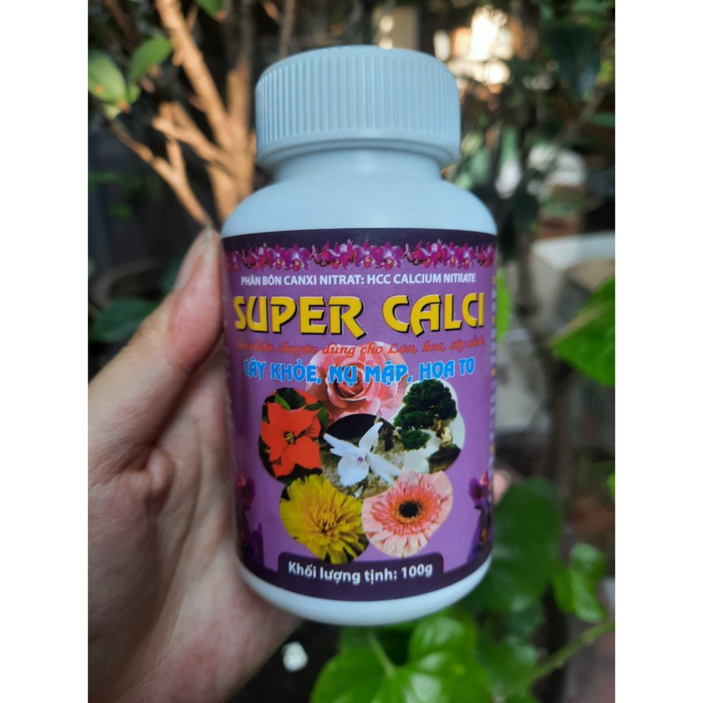 Combo bộ 3 phân bón Super cho hoa lan, cây cảnh (Super Magie, Super Canxi,Super Kali)