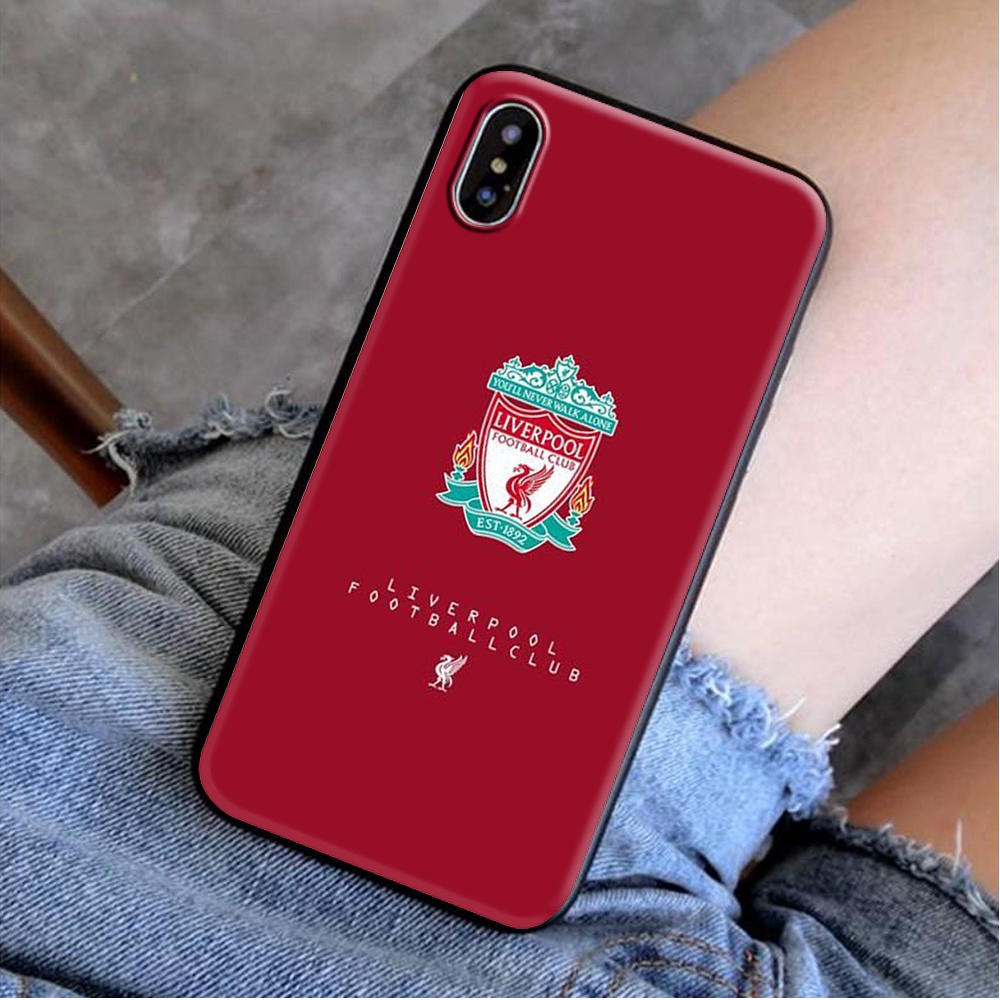 Ốp Điện Thoại Silicon In Logo Liverpool Cho iPhone X XR XS Max 11 Pro