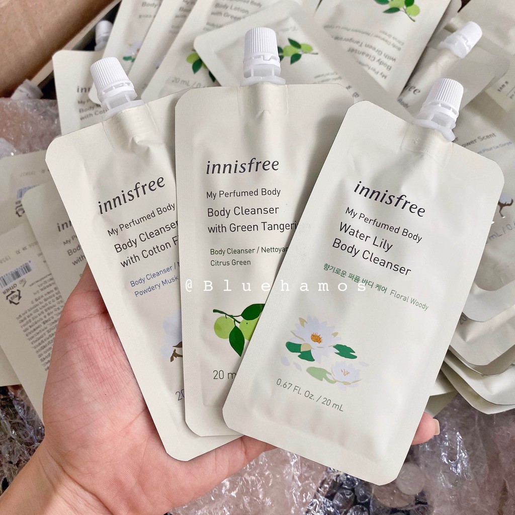 Sữa dưỡng/ Sữa tắm Innisfree my perfumed body lotion dạng gói 20ml