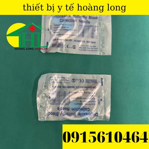 Kim lấy máu chân không, loại cánh bướm (100 chiếc/túi) Medisafe