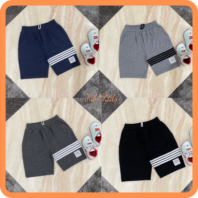 Quần đùi kẻ sọc 100% Cotton ⚡SIÊU ĐẸP ⚡cho bé trai và bé gái 18-45Kg