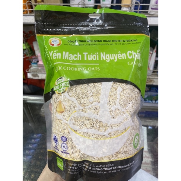 Yến Mạch Tươi Nguyên Chất Cán Vỡ Gói 500g