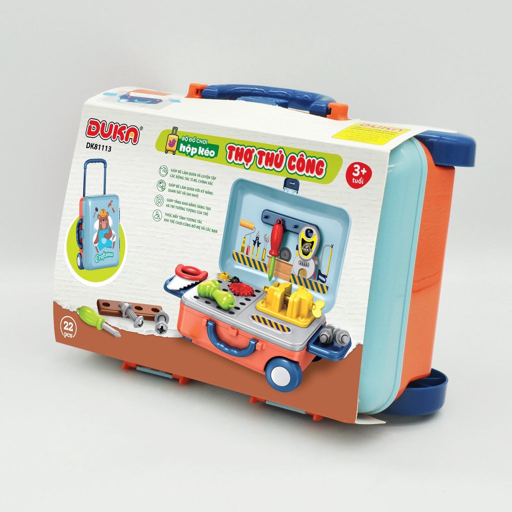 Đồ Chơi DuKa : Bộ Đồ Chơi Hộp Kéo - Bác Sĩ  + Nhà Bếp + Thợ Thủ Công  + Trang Điểm ( Phân Loại Tùy Chọn)