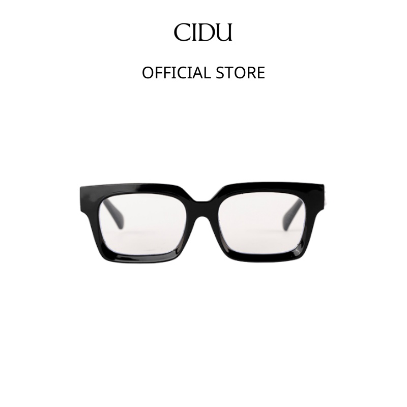 Kính Thời Trang Unisex Cao Cấp Gọng Đen Bảo Vệ Mắt Cidu Mk02
