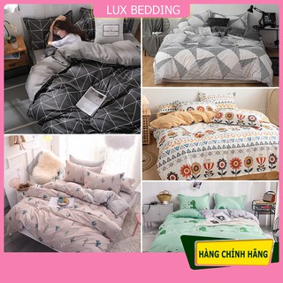 Bộ chăn ga và vỏ gối Poly, Bộ ga gối Poly  4 món Chăn, ga , 2 vỏ gối