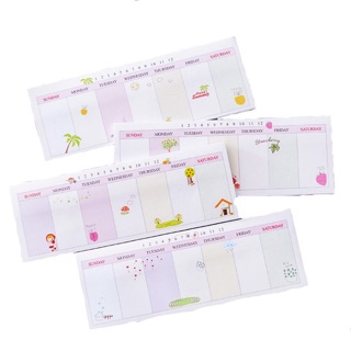 Weekly Planner notepad cho sổ kế hoạch tuần