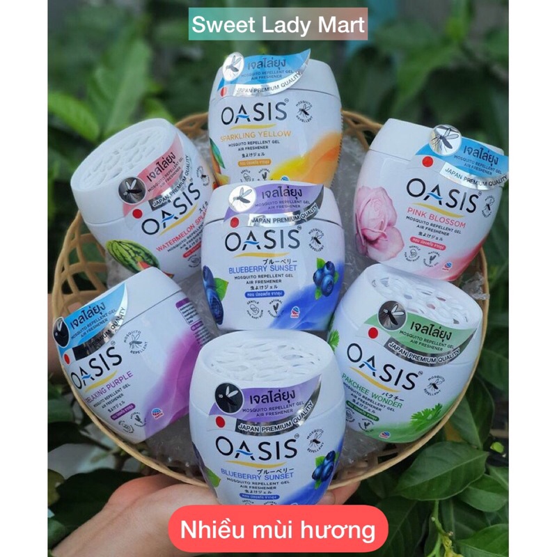 Sáp Thơm Đuổi Muỗi OASIS Chính Hãng Thái Lan Hộp 180g