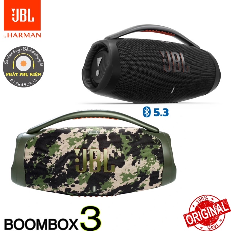 Loa bluetooth JBL Boombox 3 chính hãng PGI - Bảo hành 1 năm