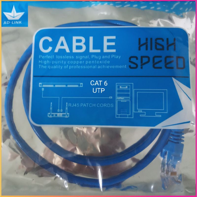 Cáp mạng LAN AD-LINK CAT6 UTP Highspeed bấm sẵn 2 đầu RJ45