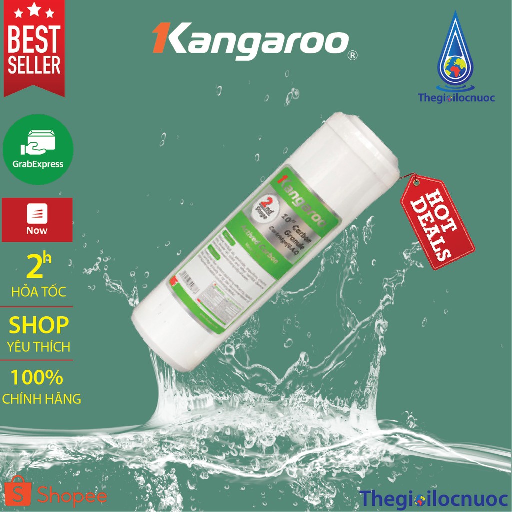 Bộ 3 Lõi Lọc Kangaroo 123 Chính Hãng