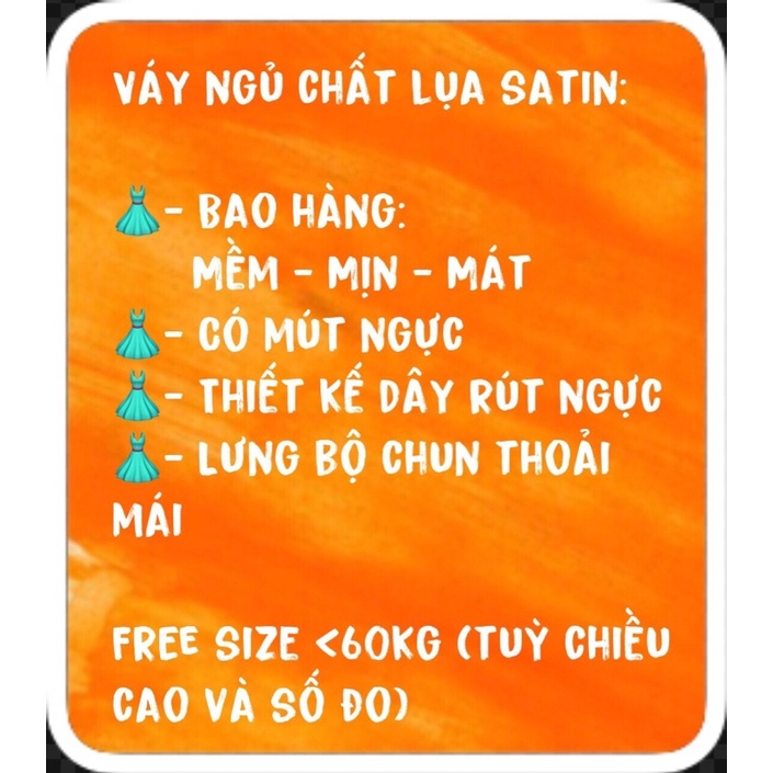 Đầm ngủ sexy hai dây có mút ngực - Váy ngủ ren có mút ngực lụa satin mềm mịn