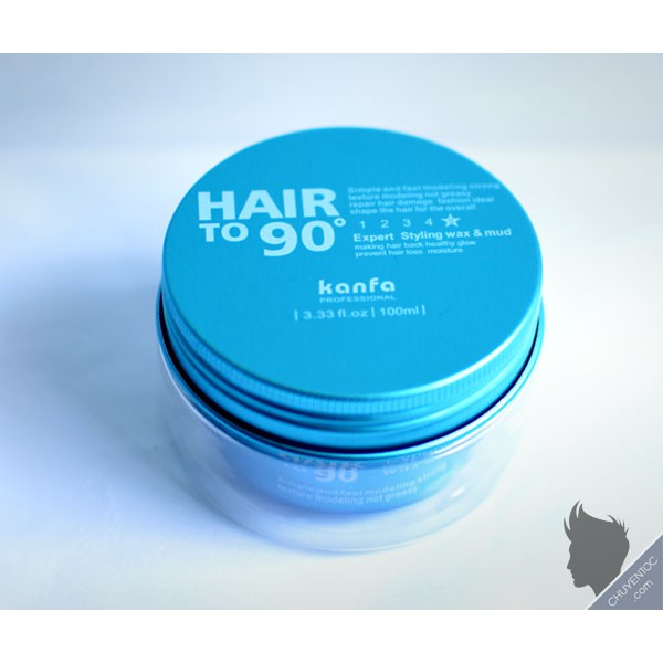 Wax Vuốt Tóc Nam, Nữ Kanfa Hair to 90 - Hàng Nhật Cao Cấp, Giữ Nếp Cực Lâu