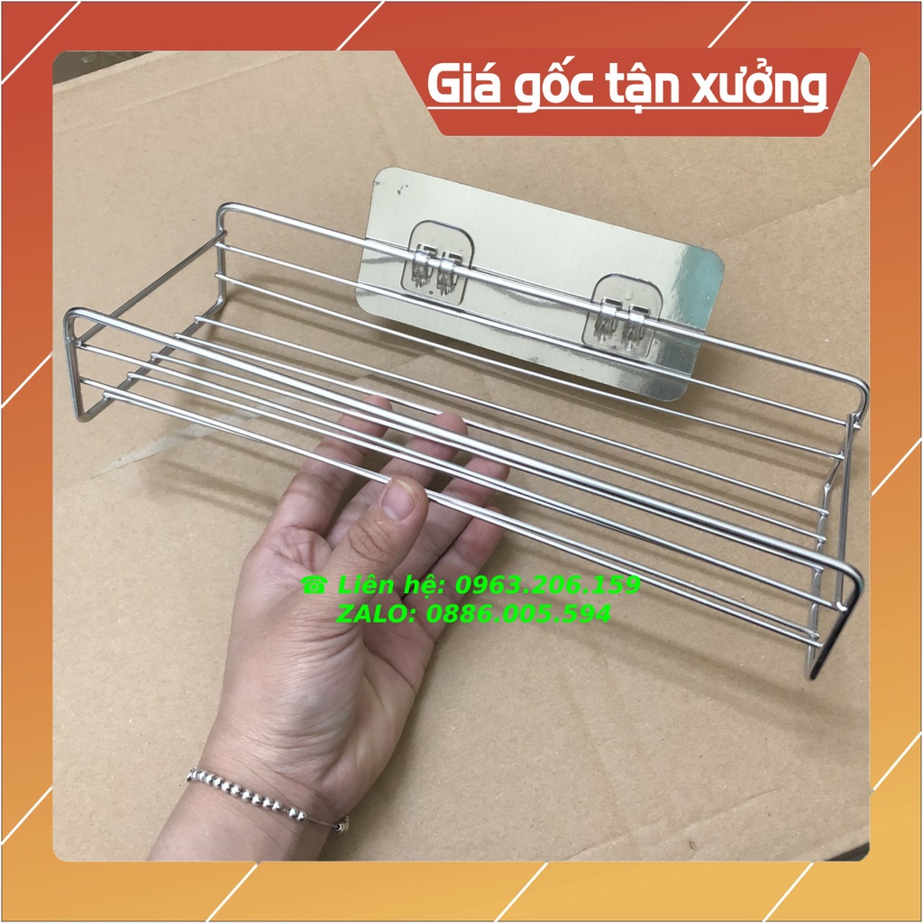 Kệ Giá Chữ Nhật INOX đa năng nhà bếp, nhà tắm, phòng ngủ, phòng làm việc