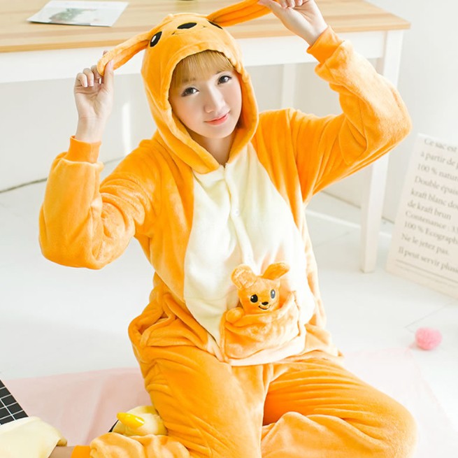 Bộ Đồ Thú Chuột Túi Kangaroo - Chất Nhung Mịn Cao Cấp [FREESHIP]