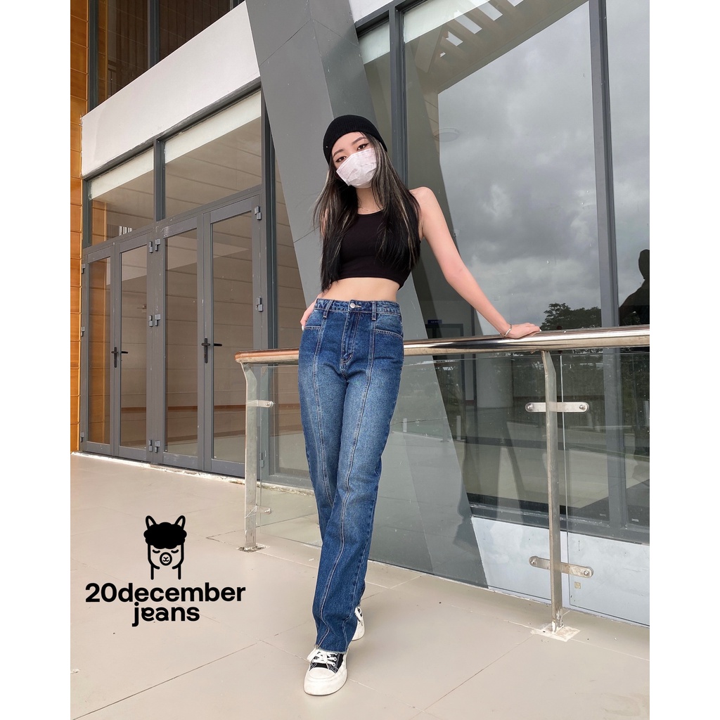 Quần ống suông MINA jeans 20decemberjeans mã 1026