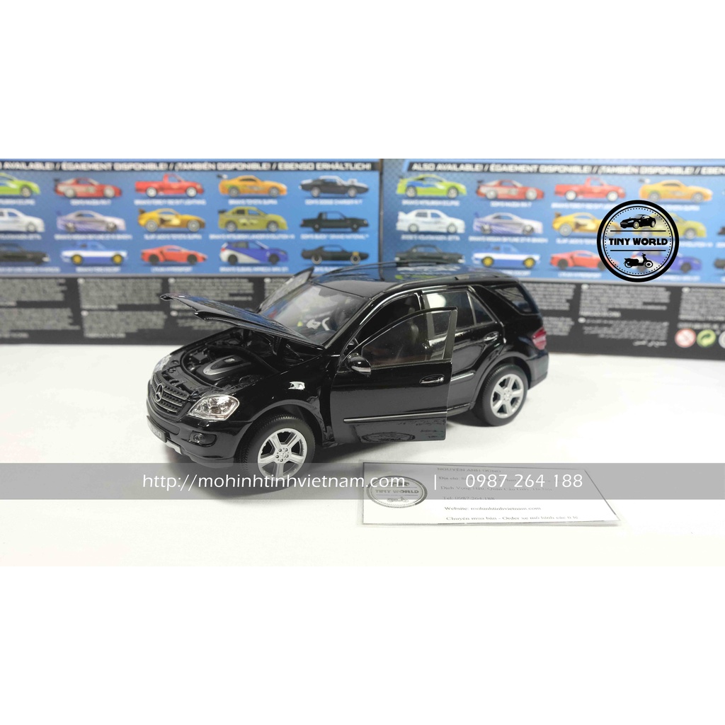 MÔ HÌNH Ô TÔ MERCEDES-BENZ ML350 2006  1:24 WELLY