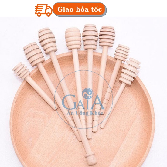 NOWSHIP - Cây Lấy Mật Ong Bằng Gỗ Cán Dài Nhiều Mẫu