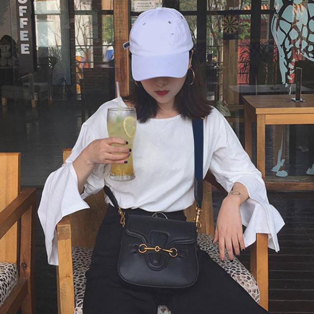 Hàng Sẵn_ Áo thun ulzzang tay xẻ phong cách Hàn