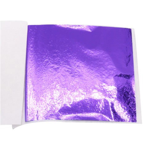 100 Lá Dát Màu Tím Đậm (9cmx 9cm)