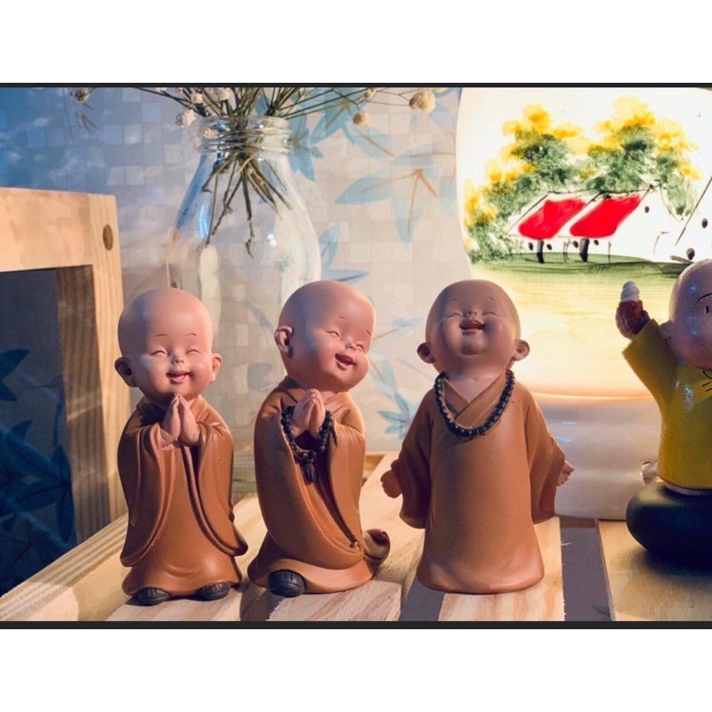 Bộ 03 chú tiểu vui vẻ 1034-18