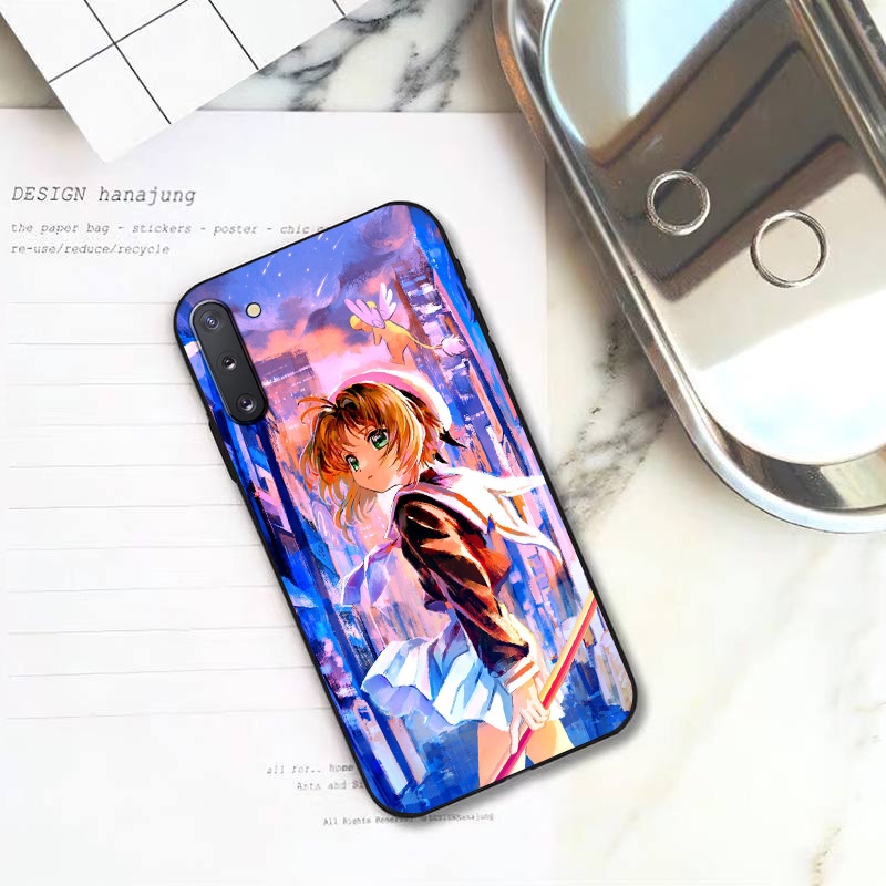 Ốp Điện Thoại Silicon Hình cardcaptor sakura Cho samsung a51 a52 a71 a72 a81 a82 a91 m20 m30 m30s m21