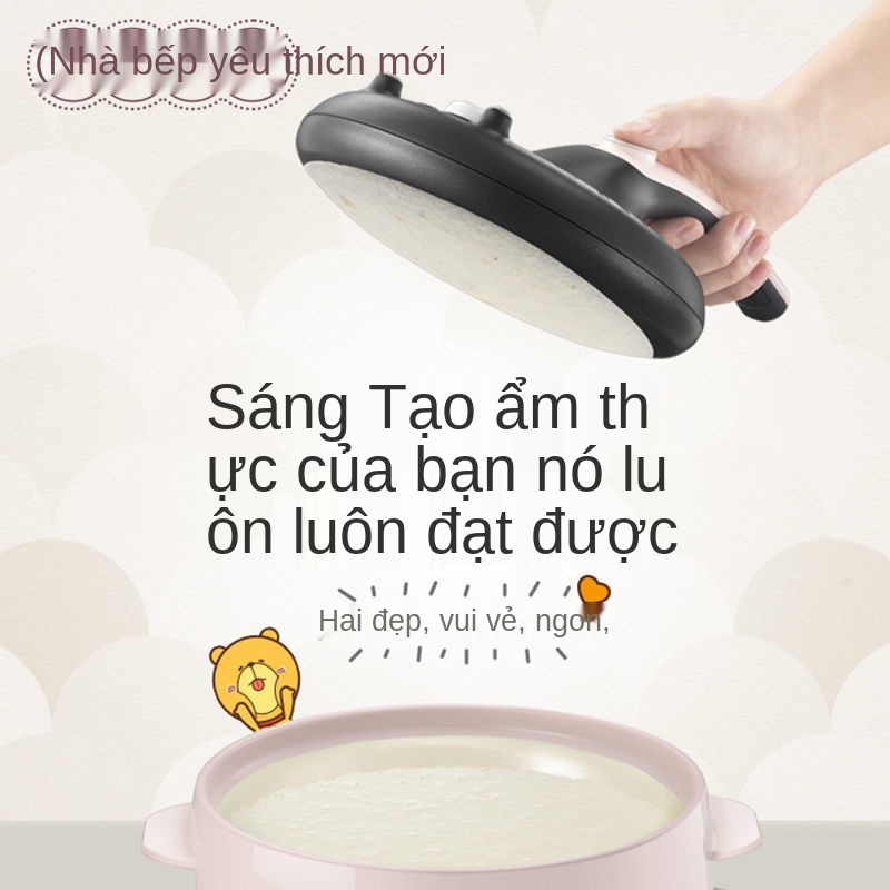 Nhà sản xuất bánh crepe gấu nhỏ quy máy làm giò chả da nướng điện pancake tạo tác C06E1