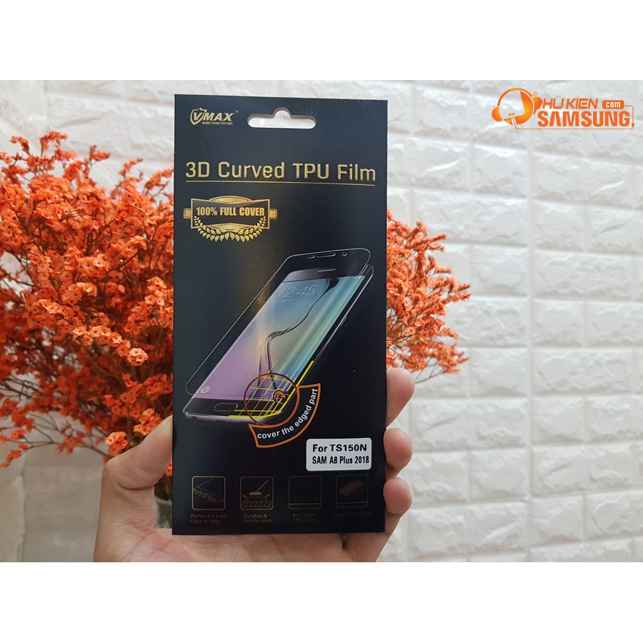 Miếng dán dẻo Vmax full màn hình cho Galaxy A8 Plus 2018