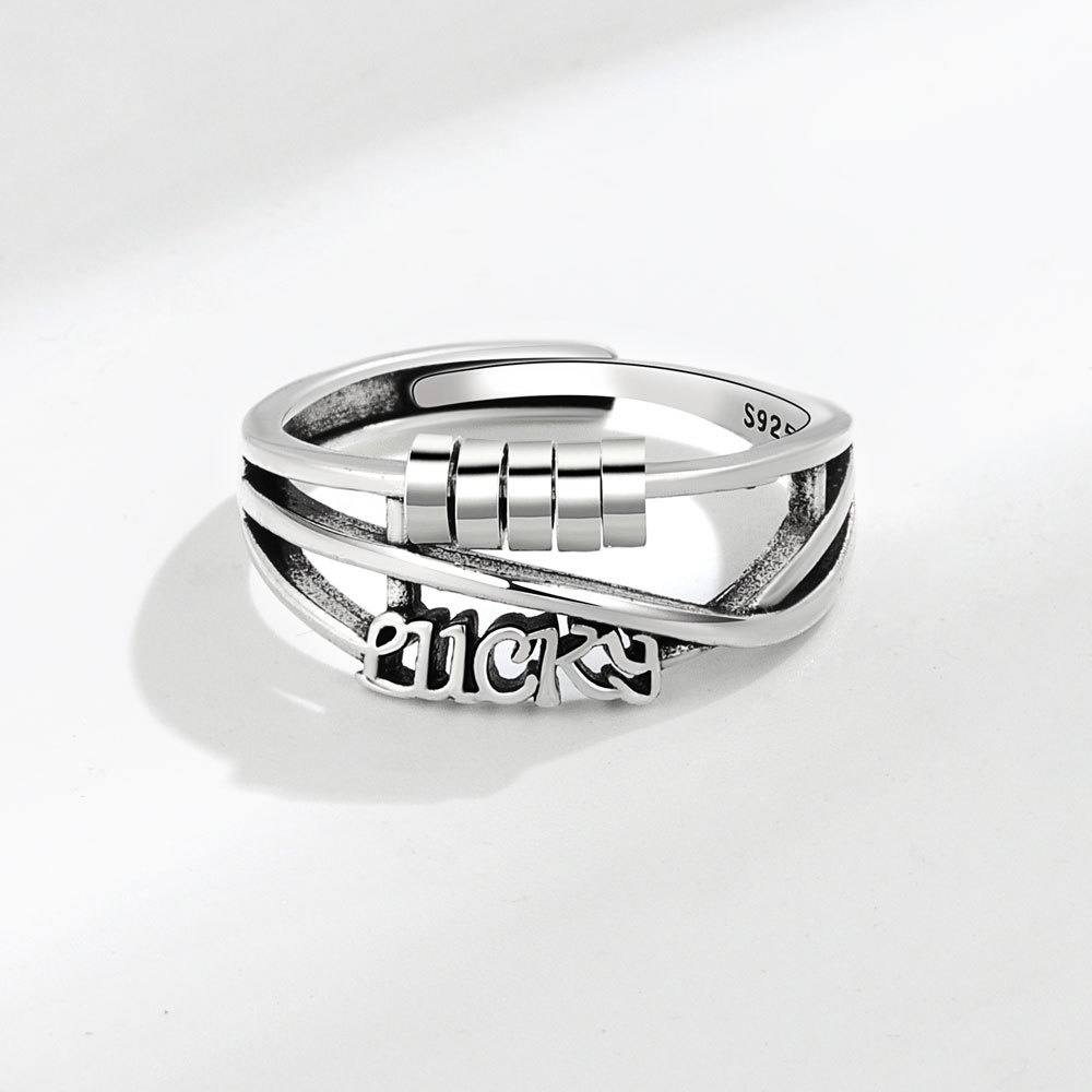 Nhẫn Xoay Thông Minh Nhiều Vòng Thời Trang Cá Tính Cho Nữ