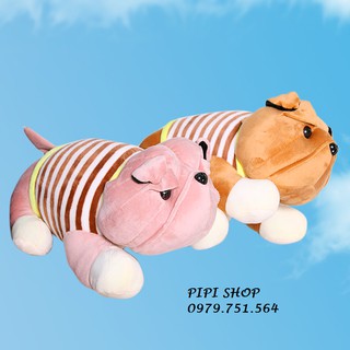 GẤU BÔNG CHÚ CHÓ MẶT NHĂN 50CM