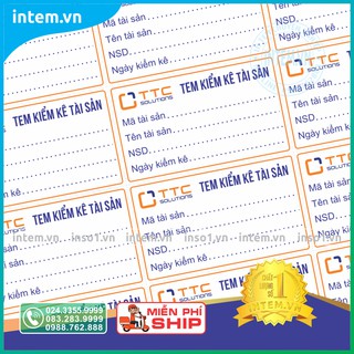 TEM DÁN QUẢN LÝ TÀI SẢN