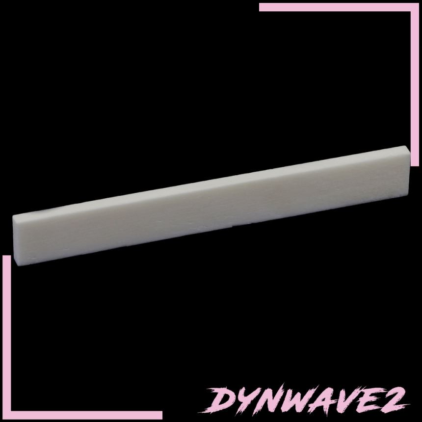 [DYNWAVE2]Beige Bone Bridge Saddle for Acoustic Guitar Replacement Parts Luthier DIY