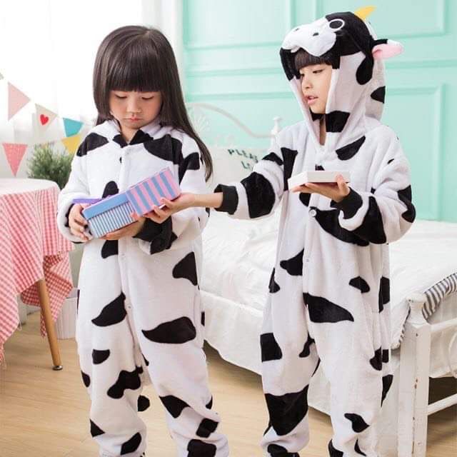 Bộ đồ bò sữa cho người lớn và trẻ em