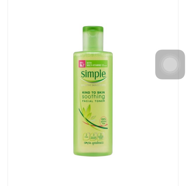 Toner nước hoa hồng Simple 200ml