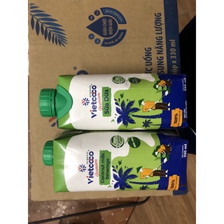 Sữa dừa Organic VietCoCo 330ml/hộp 1 thùng 24 hộp.