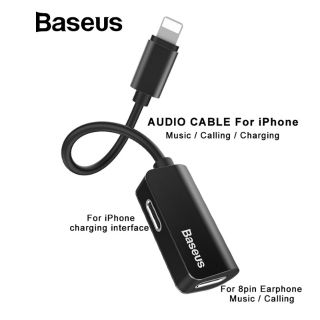 Jack chuyển lightning to 2 lightning baseus chính hãng