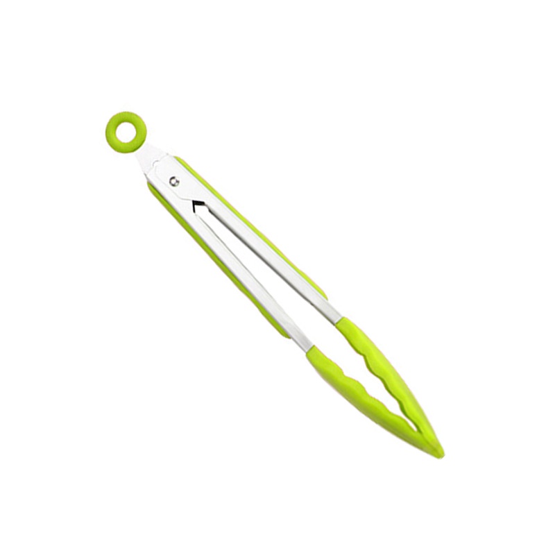 Kẹp Gắp Thức Ăn Bằng Silicone Và Thép Không Gỉ Chống Trượt Tiện Dụng Cho Nhà Bếp