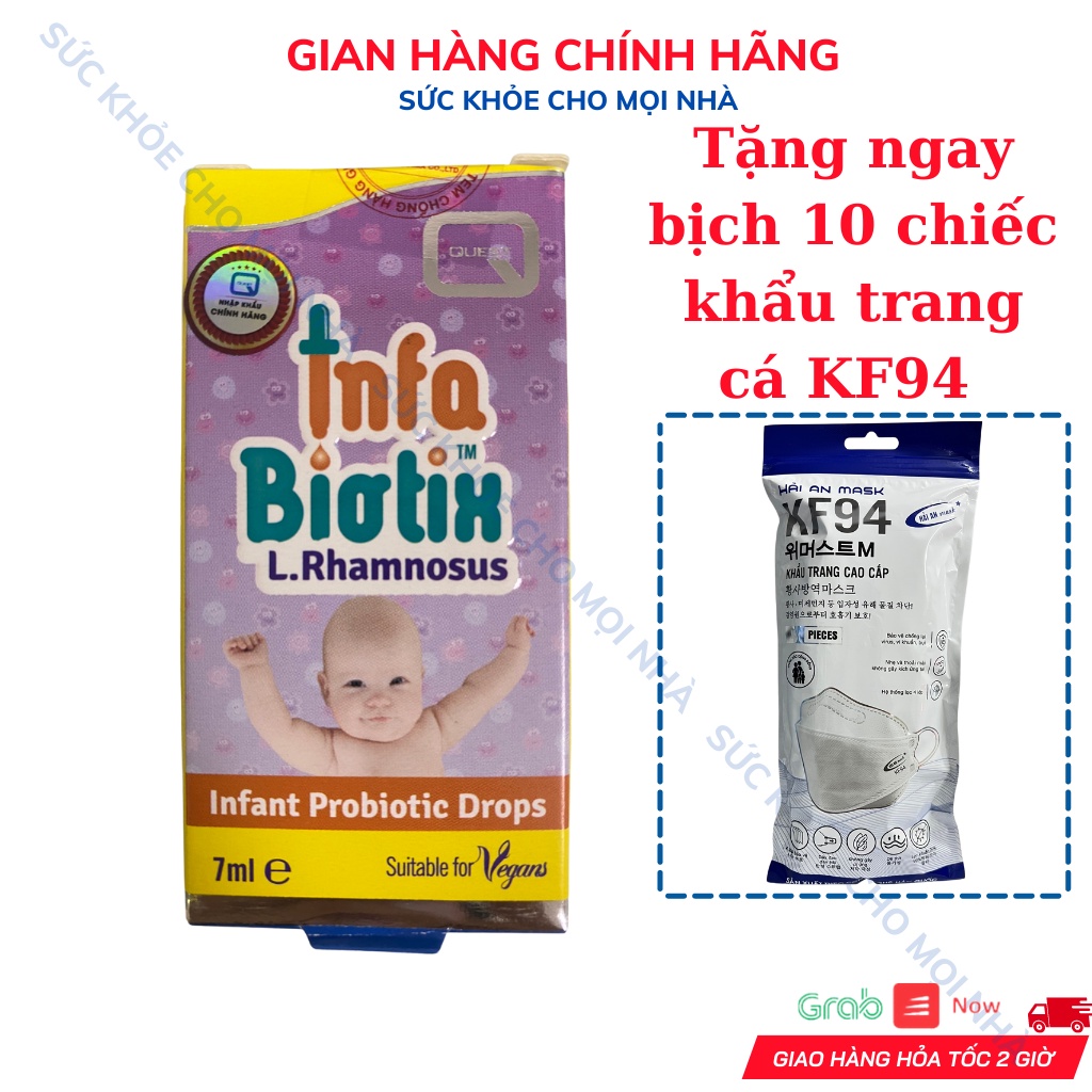 Men Vi Sinh Infa Biotix Bổ Sung Lợi Khuẩn Giúp Cân Bằng Hệ Tiêu Hóa,Tăng Đề Kháng