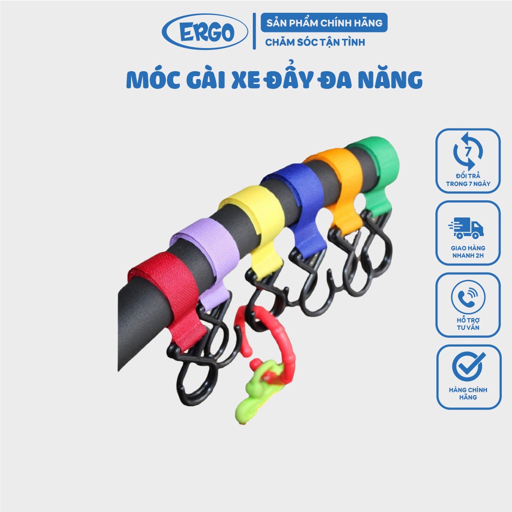 Móc treo xe đẩy giúp treo đồ tiện lợi khi sử dụng xe đẩy