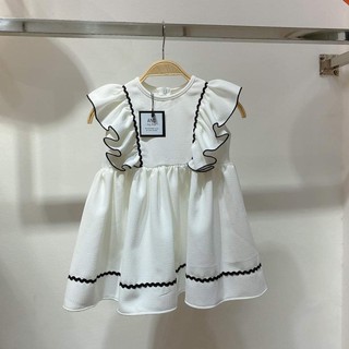 Váy trắng cánh tiên cho bé gái