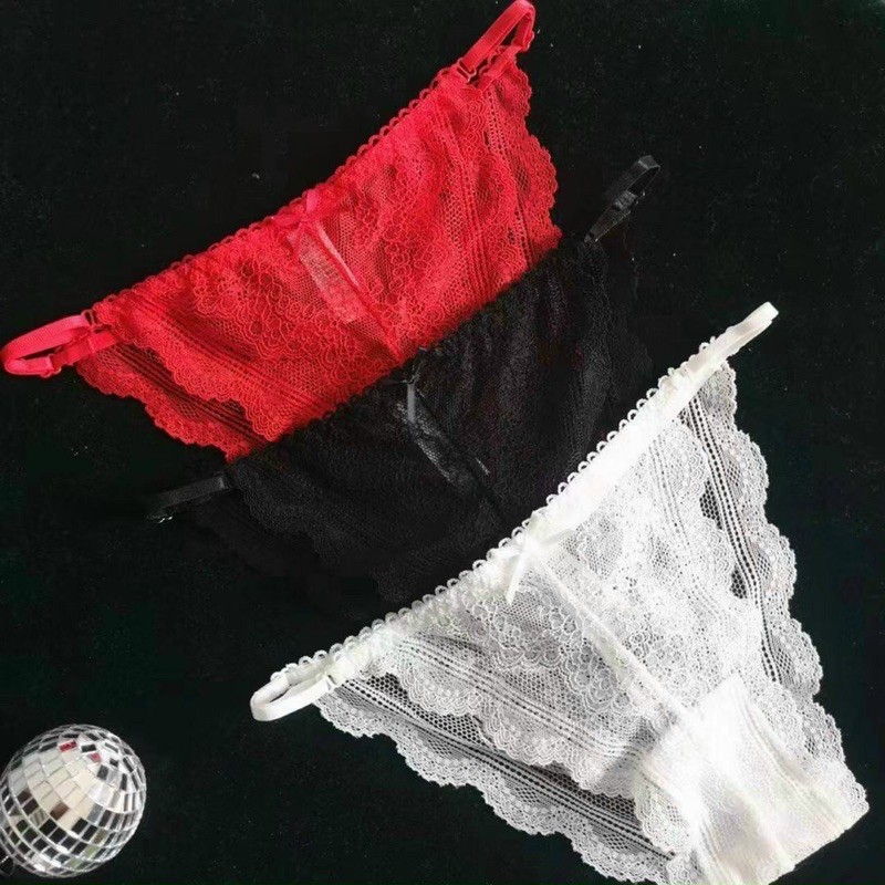 Quần Lót Nữ Ren Dây Mềm Mại Sexy Dây Điều Chỉnh Được Cho Vòng 3 Thoải Mái