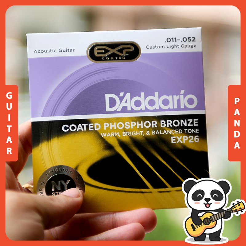 Dây Đàn Guitar D'Addario EXP26 Dành Cho Đàn Acoustic Size 11