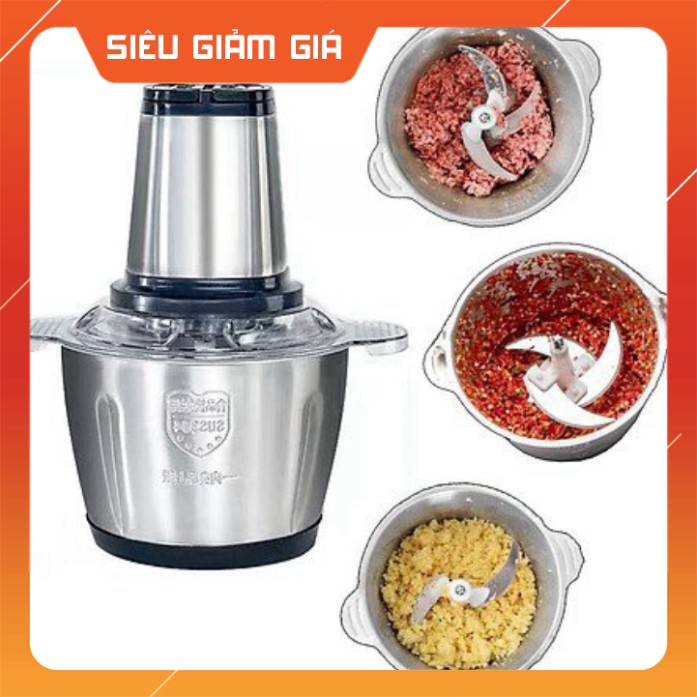 Máy xay👉Máy Xay Đa Năng, Cối INOX 304👉Kích thước: 26 cm * 14 cm * ​​13 cm,Công suất: 200W chính hãng