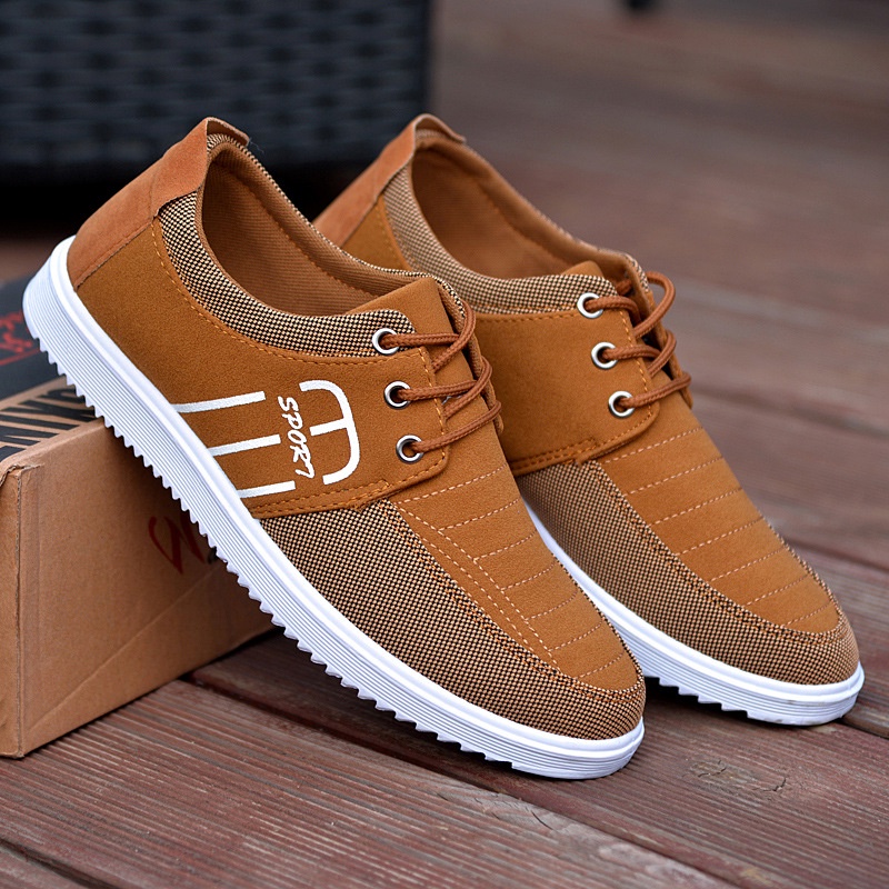 Giày sneakers nam thể thao spoort đế cao su chất vải canvas siêu bền