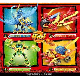 MÔ HÌNH NINJA(89-110 miếng ghép)