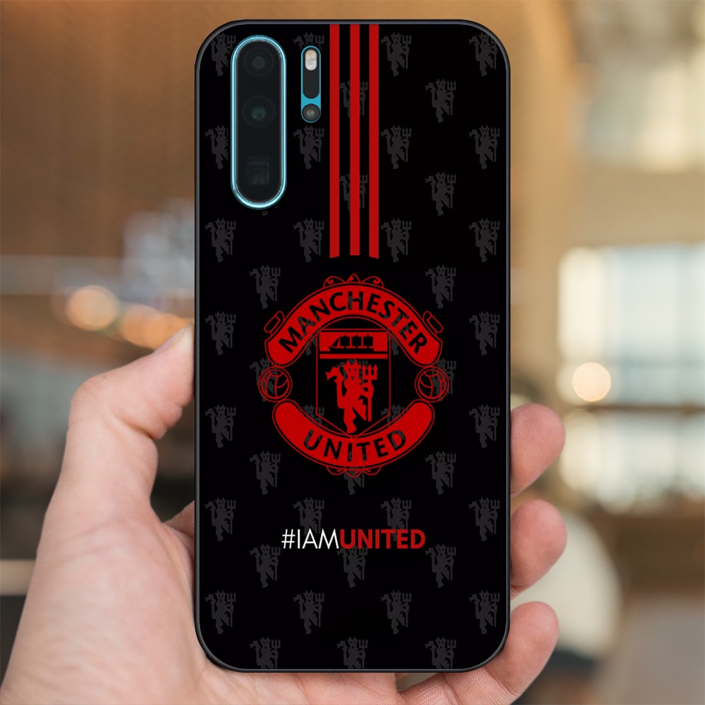 Ốp lưng Huawei P30 Pro viền đen in hình MU Manchester United