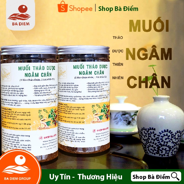 Muối Ngâm Chân Thảo Dược (900gr) | Cho Mẹ Bầu và Sau Sinh | Ngủ Ngon, Giảm Phù Nề, Đau Nhức, Hết Tê Lạnh - Shop Bà Điểm