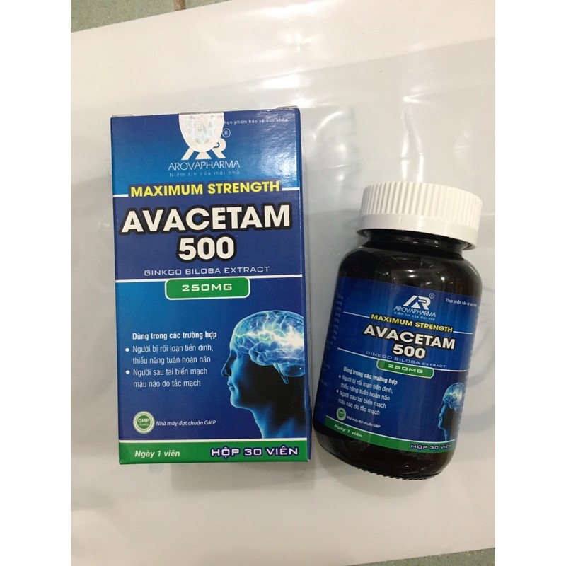 ✅ Viên Bổ Não Avacetam, tăng cường tuần hoàn não, hoạt huyết dưỡng não, hỗ trợ rối loạn tiền đình